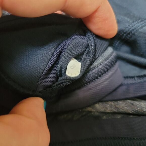 Lululemon Raise The Barre Tank Tiger Space Dye Gray / Dark Carbon Size 8 - Picture 3 of 5